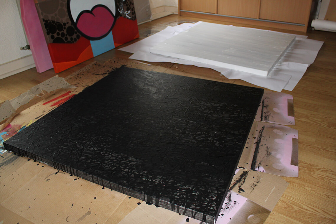 Atelier d'artiste graffiti